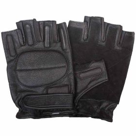 HALF FINGER RAPPELLING  GLOVE - BLACK XXL