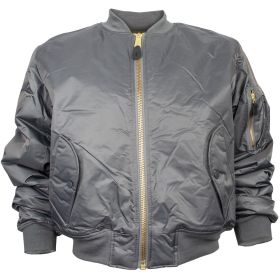 MA-1 FLIGHT JACKET - GREY - XXL