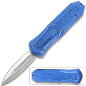 Legends Micro Blue OTF Double Edge Blade Knife