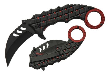 5" RED SHRUB KARAMBIT