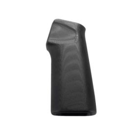 AR-15/M-16 15 Degree Vertical - Smooth - G10 Solid BLACK - No Finger Grooves