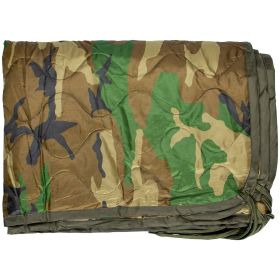 PONCHO LINER - WOODLAND CAMO