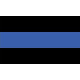 3' X 5' POLICE/THIN BLUE LINE FLAG