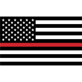 3' X 5' USA FLAG/THIN RED LINE FLAG