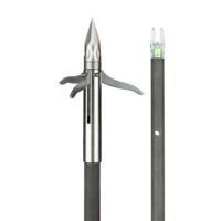 Lighted Carbon Arrow Iron 3 Blade Green Nockturnal