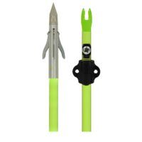 Iron 3-blade Chartreuse arrow w/ Slide