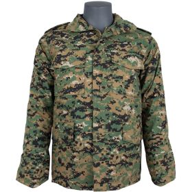 M65 FIELD JACKET W/LINER - DIGITAL WOODLAND -  S