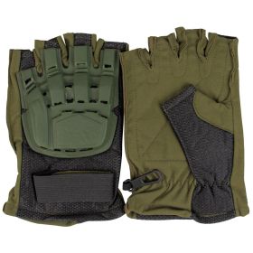 HALF FINGER TACTICAL ENGAGEMENT GLOVE - OLIVE DRAB XXL