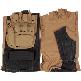 HALF FINGER TACTICAL ENGAGEMENT GLOVE - COYOTE XXL