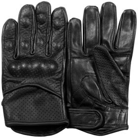 LOW-PROFILE HARD KNUCKLE GLOVES - BLACK XXL