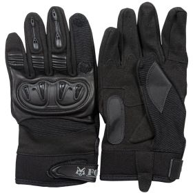 CLAWED HARD NUCKLE SHOOTER'S GLOVE - BLACK XXL