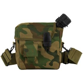 2QT CANTEEN COVER-SHLDR STRAP - WOODLAND CAMO