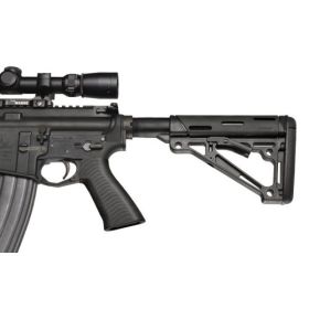 AR-15/M-16 - Piranha - G10 Solid BLACK - No Finger Grooves