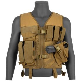 ASSAULT CROSS DRAW VEST - COYOTE