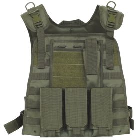 BIG AND TALL MODULAR PLATE CARRIER VEST - OLIVE DRAB