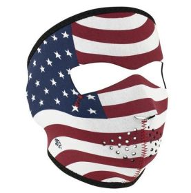 NEOPRENE THERMAL FACE MASK - USA FLAG