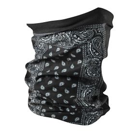 MOTLEY TUBE POLYESTER - BLACK PAISLEY