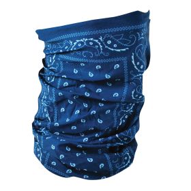 MOTLEY TUBE POLYESTER - BLUE PAISLEY