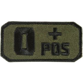 O POS (+) PATCH - OLIVE DRAB / BLACK - 6 PACK