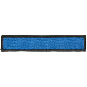 POLICE/THIN SINGLE BLUE LINE STRIPE 1" X 5" - 4 PACK