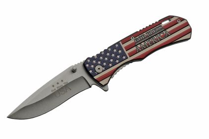 Rite Edge - 4.5" GOD BLESS USA FLAG FOLDER