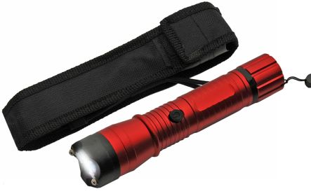 Kwik Force Flashlight Stun Gun Red