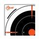 Allen EZ Aim 8 Inch Paper Bullseye Target AL15246 Black/Orange/White 26 Pack