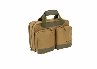 Allen Double Handgun Attache' Case AL7603 Tan/Olive