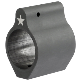 Low Profile Gas Block (steel with set screws) 750