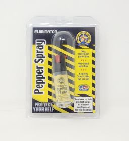 Personal Security Products Eliminator Pepper Spray EKRC14-C Keyring Included 1/2oz (Clear)