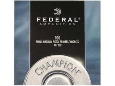 Federal Small Magnum Pistol Primer 0200 1000 count