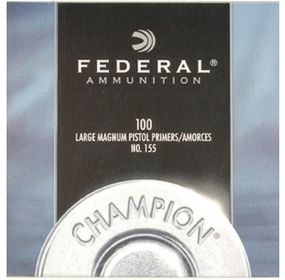 Federal Large Magnum Pistol Primer F155 1000 count