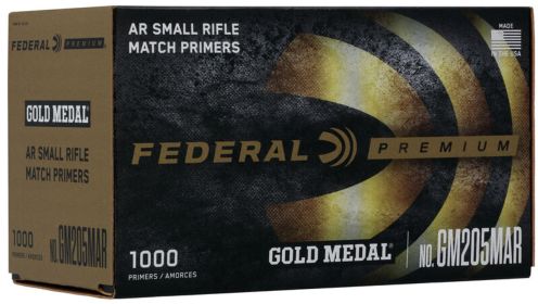 Federal Gold Medal AR Small Rifle Match Primers GM205MAR 1000 Count