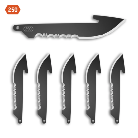 2.5 UTILITY W/ SERRATIONS BLADE PACK (6 Blades)