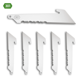 3 UTILITY W/ SERRATIONS BLADE PACK (6 Blades)