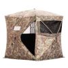 3 Man, 5 Hub Design, Silent Slide Windows and Zipper Door- Realtree Edge