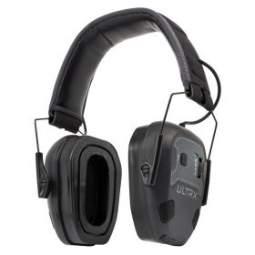 ULTRX Bionic Fuse Bluetooth Electronic Earmuff ULTRX4109 NRR 22dB Midnight Gray