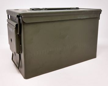 US Military Surplus Like New "M1A1" Ammo Can US Military Surplus Like New 50 Caliber 11-1/2" x 7" x 5-7/8" Olive Drab