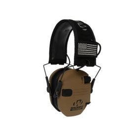 RAZOR PATRIOT SERIES EAR MUFFS - BATTLE BROWN, NRR 23DB