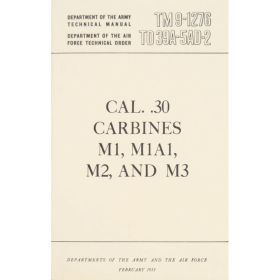 CAL.30,CARBINES TECH. MANUAL