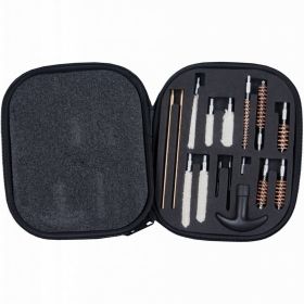 DELUXE UNIVERSAL PISTOL CLEANING KIT - BLACK