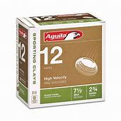 Aguila 12 Gauge Ammunition 1CHB1246 2 3/4" 1 1/8oz HV Sporting 1325 Fps #7.5 Shot Case 250 Rounds