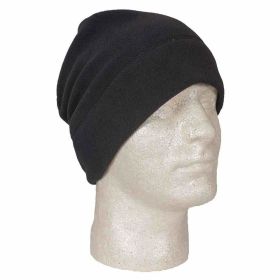 FLEECE WATCH CAP - BLACK