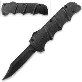 kalashnikov Style Black Drop Point Blade OTF