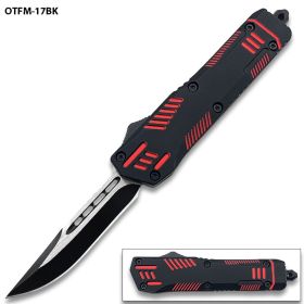 Red Hills OTF Drop Point Blade W/Glass Breaker Single Edge