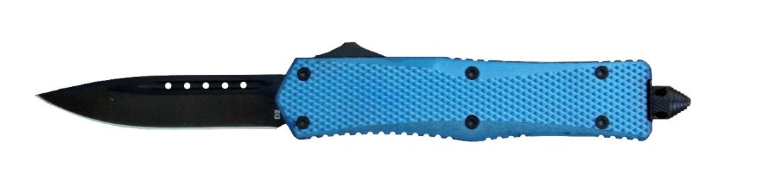 DELTA FORCE ELITE MODEL-C OTF AUTOMATIC KNIFE BLUE