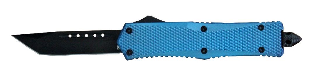 DELTA FORCE ELITE MODEL-C TANTO OTF AUTOMATIC KNIFE BLUE