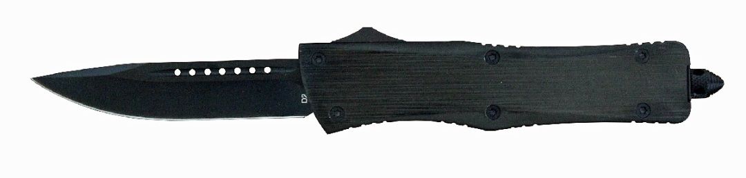 DELTA FORCE ELITE MODEL-A OTF AUTOMATIC KNIFE BLACK (3.75" BLACK)