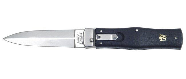 Mikov Predator Black Handle with Stainless Blade- MV241-NH-1