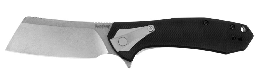 Kershaw 3455 Bracket Assisted Flipper Knife 3.4" Stonewashed Cleaver